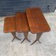 Set of 3 nesting tables by Raphaël Raffel, Scandinavian vintage, 1960s