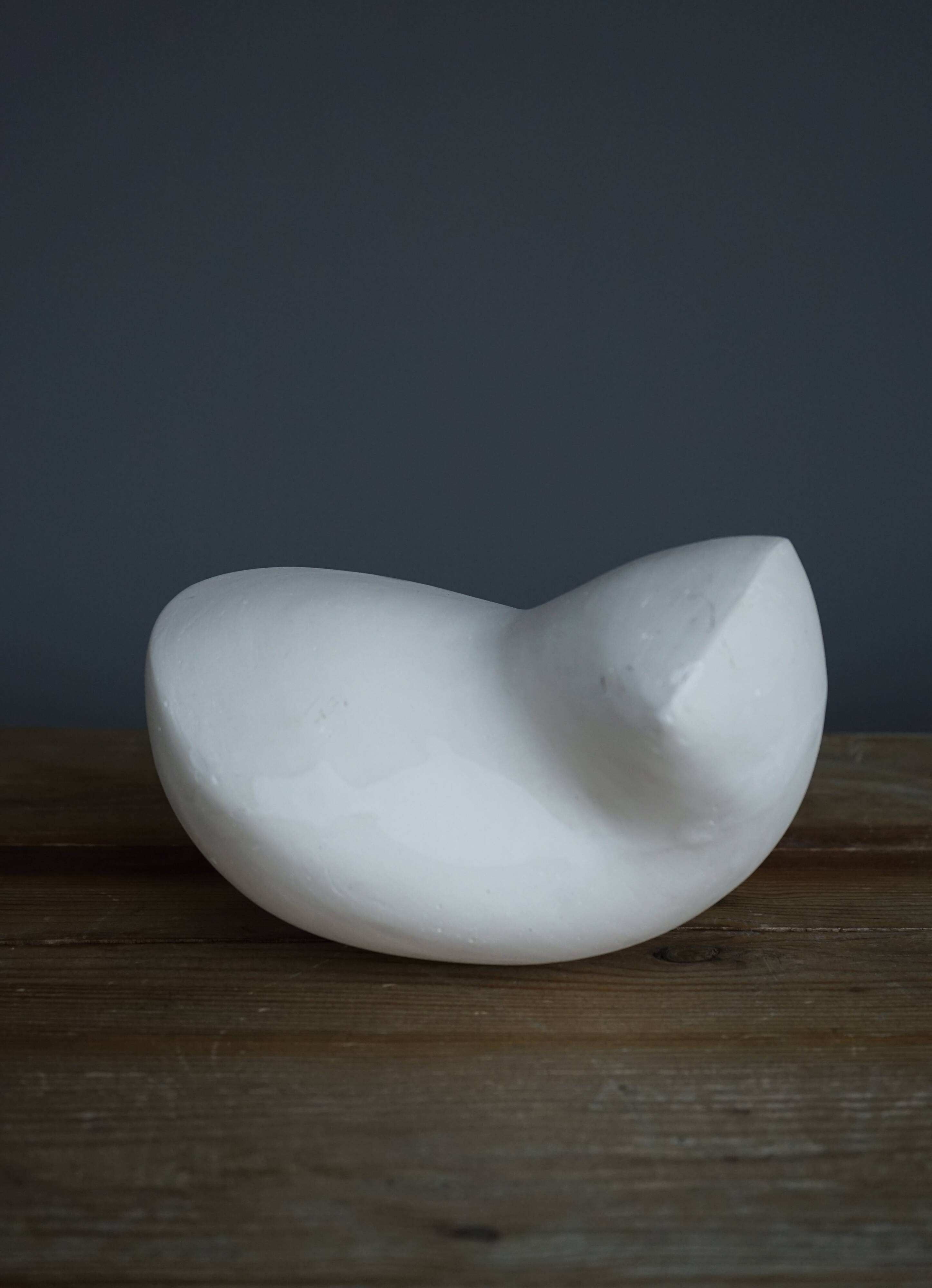 Small Abstract Plaster Sculpture, 1970s