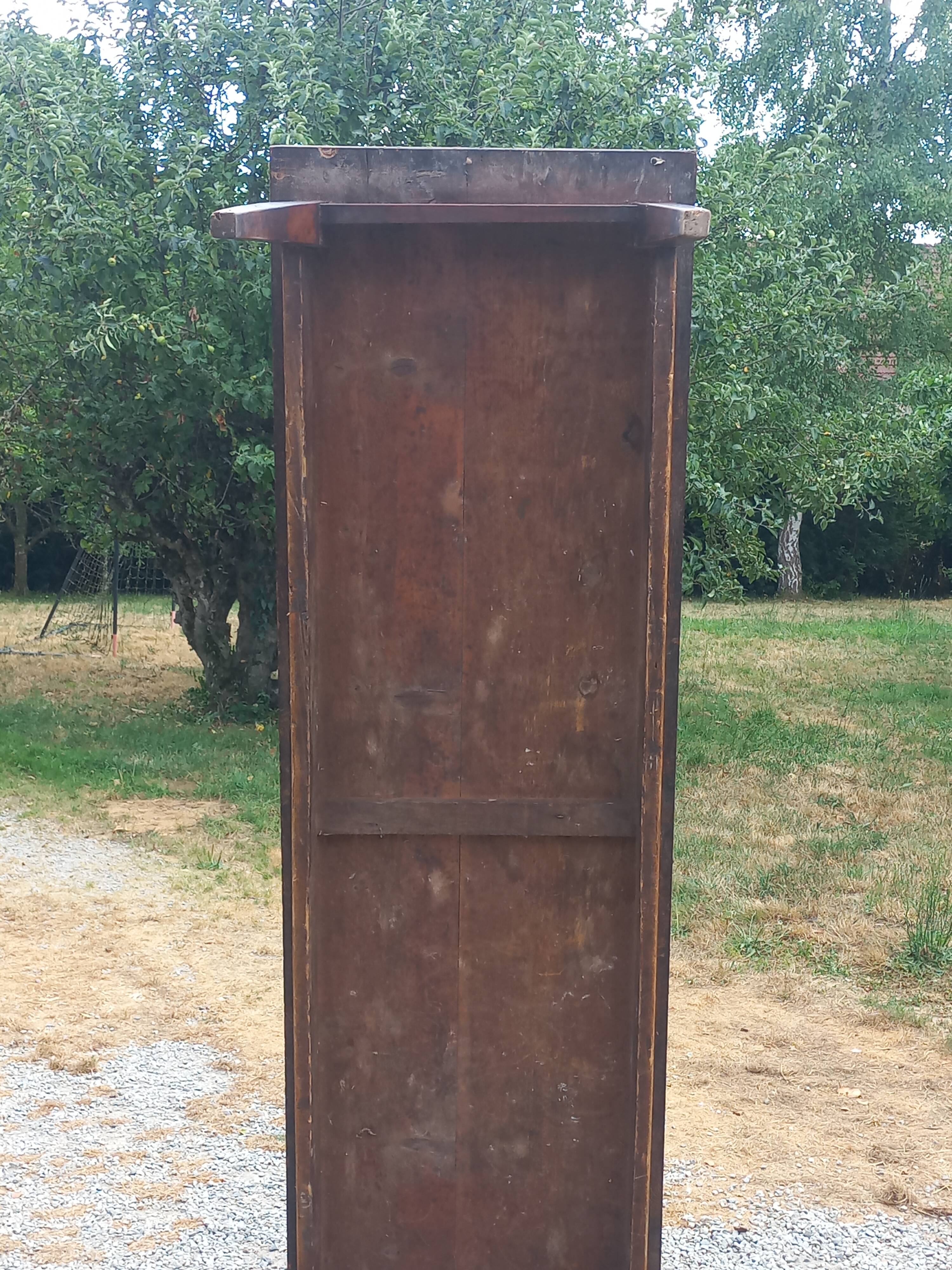 19th century farmhouse table with spindle legs, 225cm