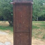 19th century farmhouse table with spindle legs, 225cm