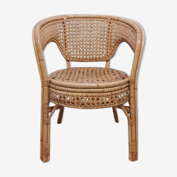 Bohemian style rattan chair