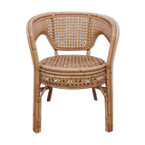 Bohemian style rattan chair