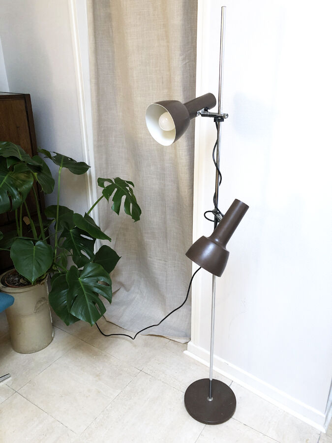 Lampadaire modulable à 2 spots, 1970