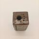 Vintage Ceramic Square Flower Vase Grès Pique Fleurs Scarified France 60