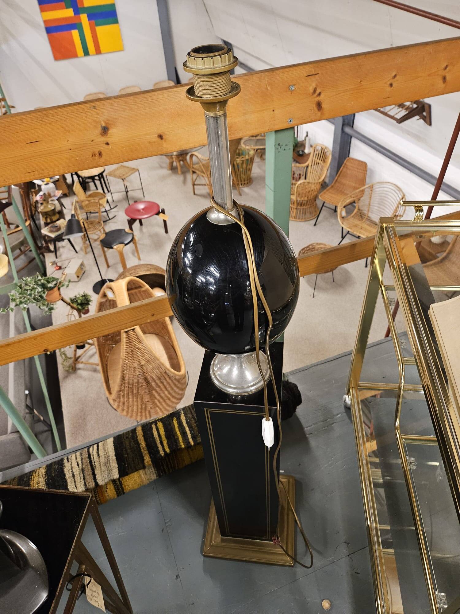 1970s Floor lamp, manufactured by maison Barbier in France