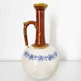 Vase, cruche Saint Uze en faïence "terre d'acier"