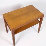 Ensemble de 2 tables d'appoint avec étagère en teck par Severin Hansen pour Haslev Furniture des années 1960