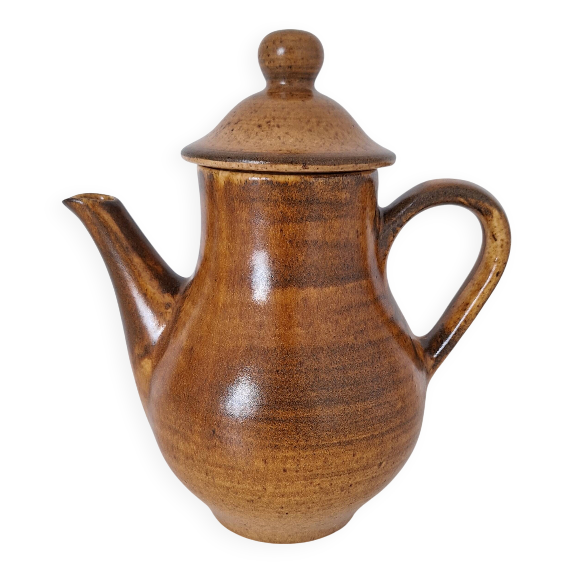 Vintage stoneware teapot / coffee pot