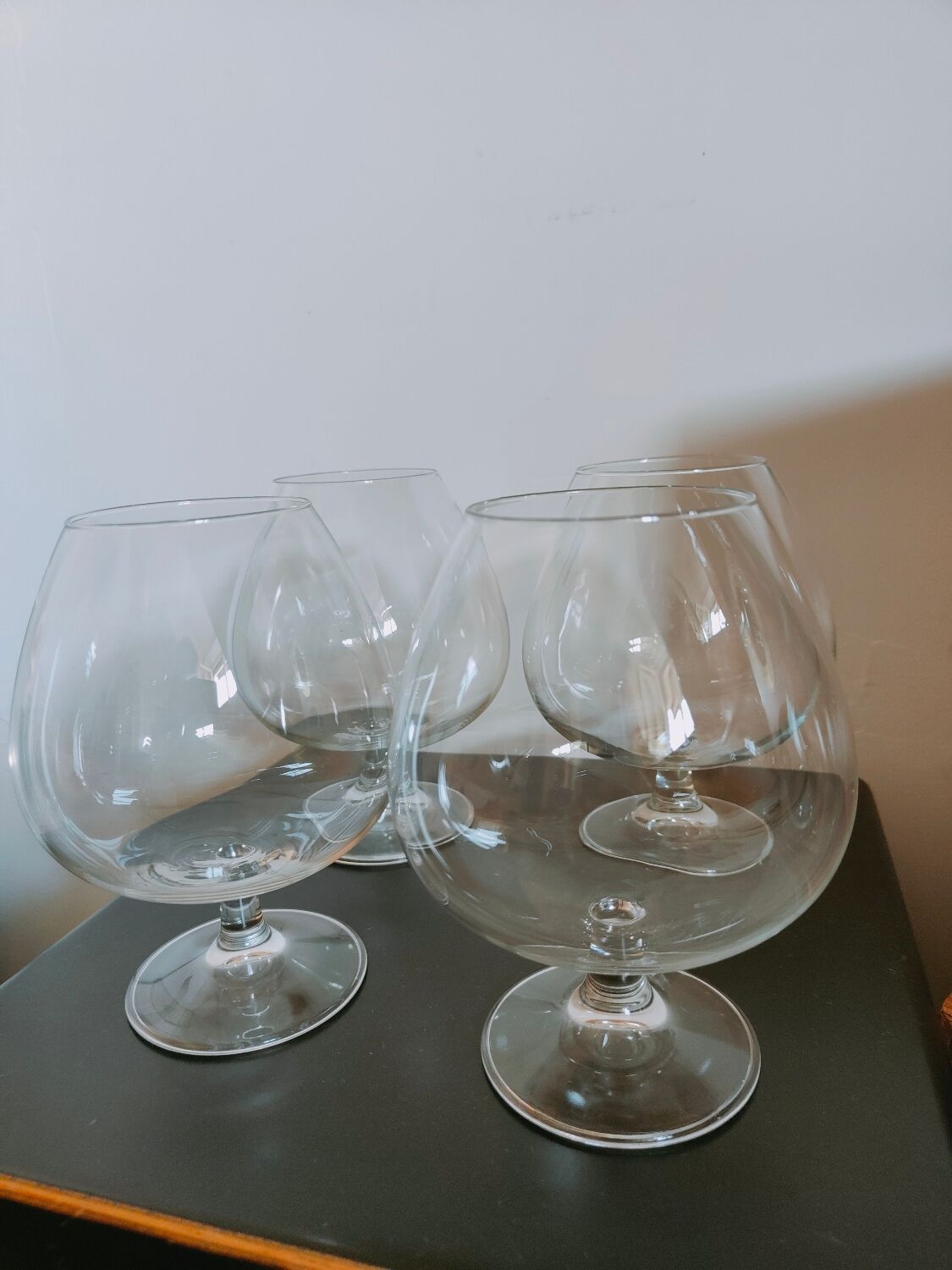 Cognac stemmed glass