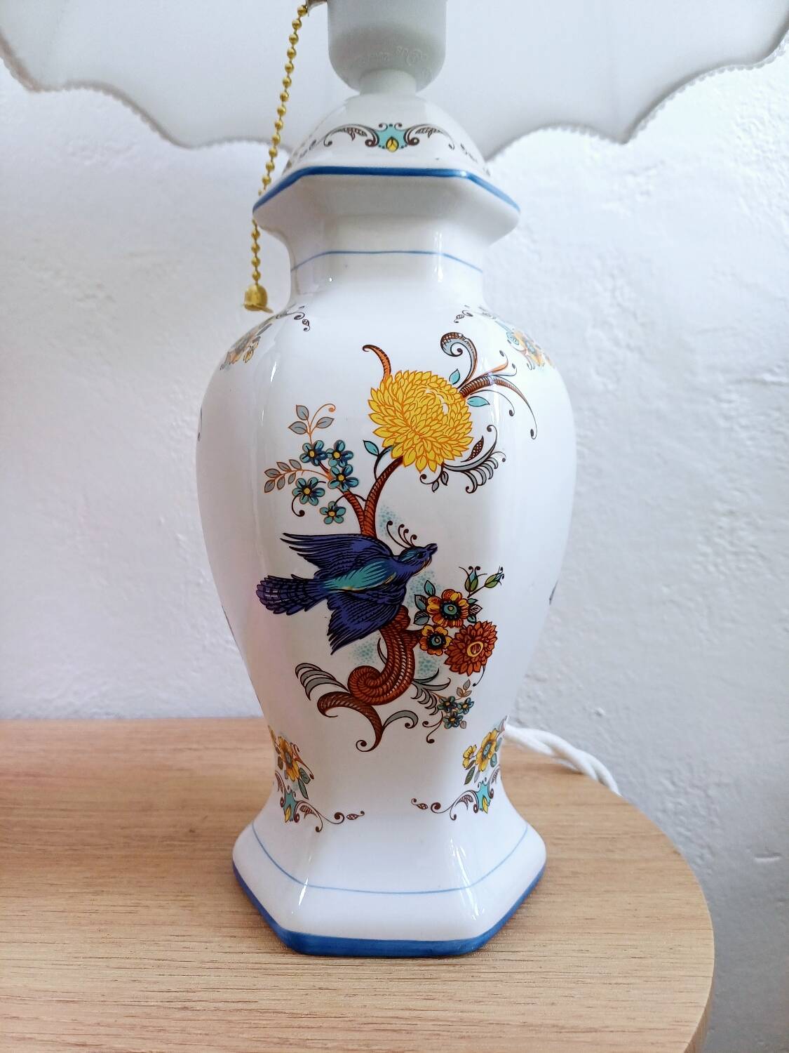 Paire de lampes de table en porcelaine Véritable Revol France