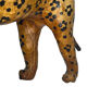 Vintage 60s/70s Leopard Sculpture in Genuine Leather Retro Piece