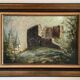 Tableau ancien paysage signé M Cornu des années 1980