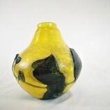 Blown Glass Vase Signed Jean Claude Novaro
