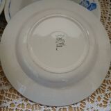 6 Moulin des Loups soup plates