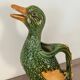 Vintage duck-shaped zoomorphic jug