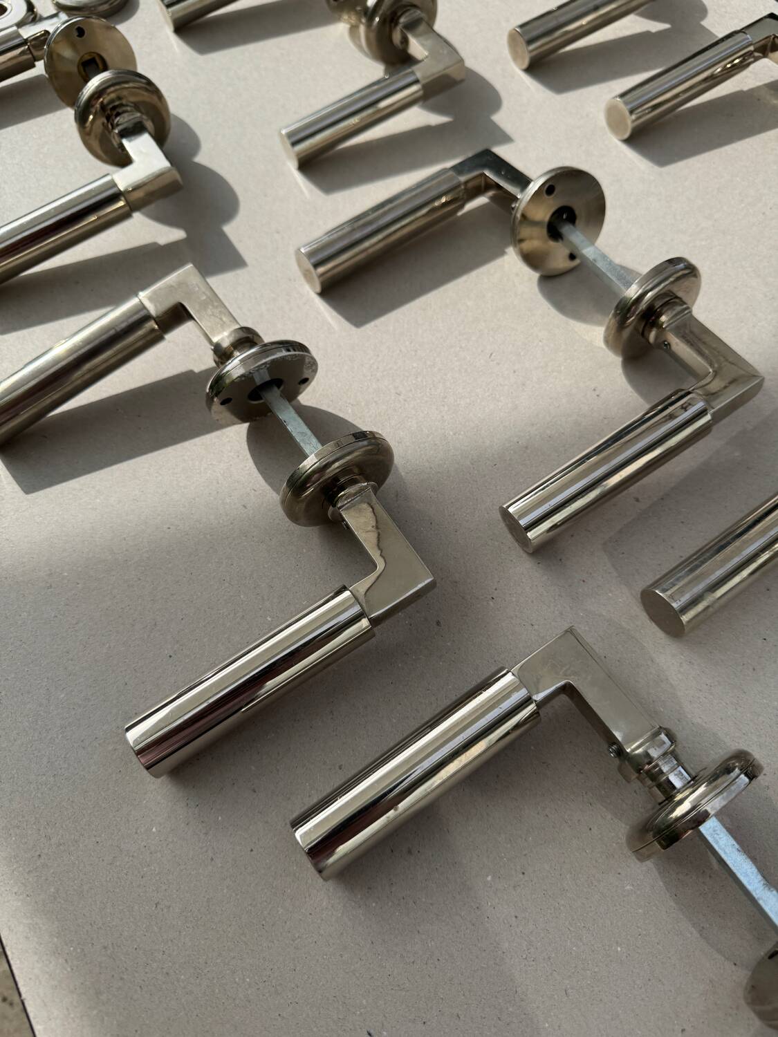Lot of reissue door handles - Walter Gropius and Adolf Meyer, Bauhaus ve