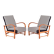 Art Deco Walnut Lounge Chairs attributed to Thonet, Germany, 1930s, Set of 2