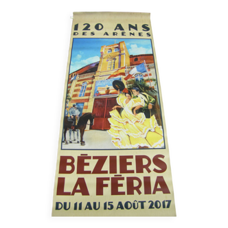 Affiche publicitaire "féria de Béziers"