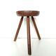 Wood tripod stool