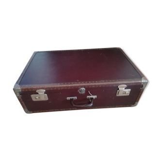 Old wooden suitcase