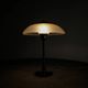 Danish Mid Century Brass Glass Desk Table Lamp Fog & Mørup, 1950s