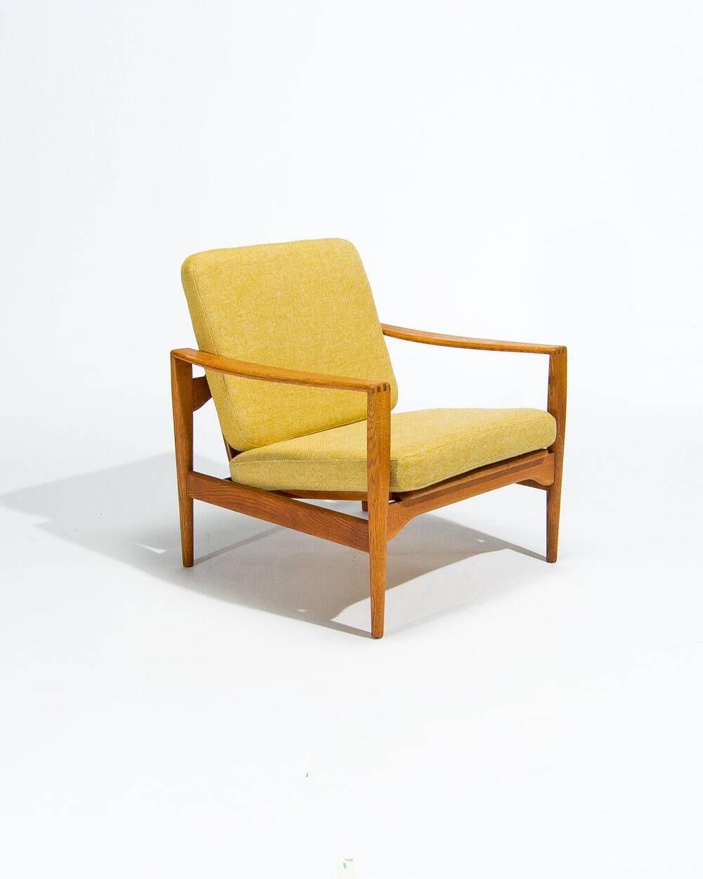 Mid Century Lounge Chairs in Oak by Niels Koefoed, Danish 1950's