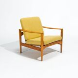 Mid Century Lounge Chairs in Oak by Niels Koefoed, Danish 1950's