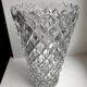 Art Deco crystal vase 50s
