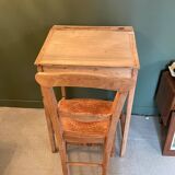 Desk and high chair set