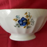 Lot of large old bowls.  Flower decoration.