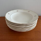 Set of 7 antique deep plates Villeroy & Boch – Mettlach