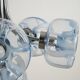 Chandelier, Italian design, Murano glass, 1970s, made in Italy.