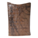 Brown ceramic vase