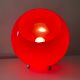 Lampe en plexiglas rouge des années 80