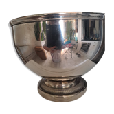 Silver metal champagne bucket