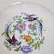 Set of 6 vintage dessert plates Limoges porcelain paradise bird