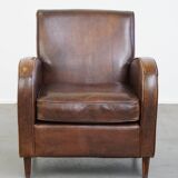 Fauteuil en cuir de mouton