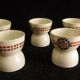 Lot de 5 coquetiers anciens en faience