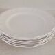 Set of 6 Sarreguemines ivory plates