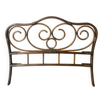 Vintage rattan headboard