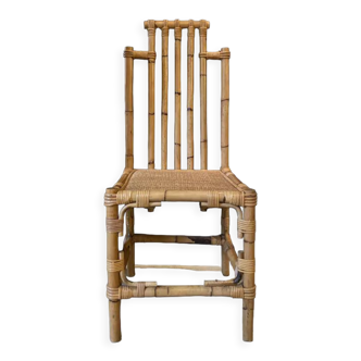Chaise en bambou