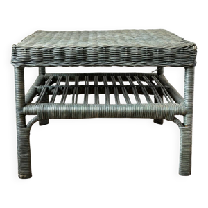 Table basse en rotin