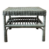 Table basse en rotin