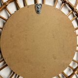 Rattan mirror from the 70s
