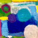 Small abstract painting