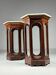 Set of 2 Italian display cabinets 19th century