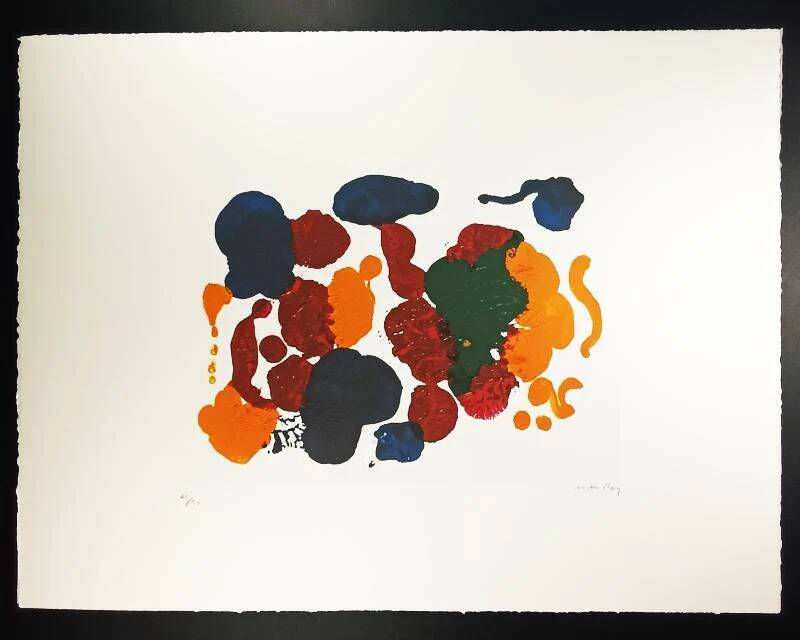 Lithographie en édition limitée de Man Ray, années 1970, signature et numérotation au crayon de l'auteur