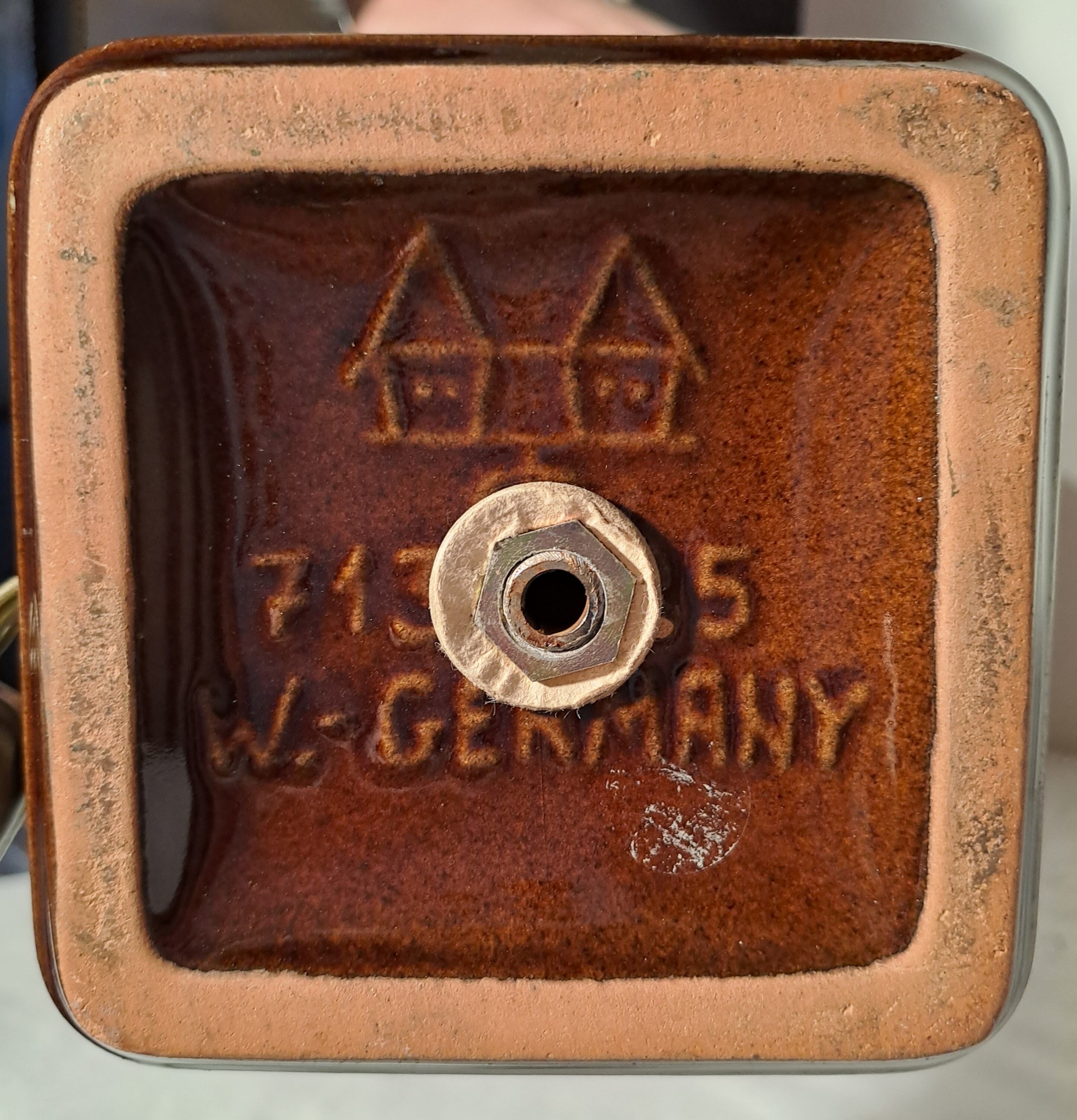 Vintage ceramic lamp West Germany