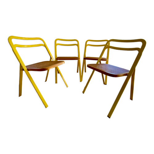 Chaises pliantes de Giorgio Cattelan pour Cidue