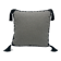 Square cushion, cover and insert, black and white. Model "Tatiana".